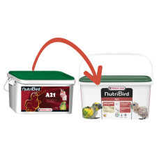 NutriBird A21 - 3 kg - Pappa da imbecco Parrocchetti NutriBird A21 - 3 kg - Pappa da imbecco Parrocchetti